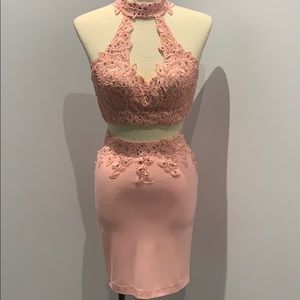 Faviana Two-piece Cocktail Dress